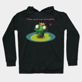 Might the frog be the prince? Kiss the frog! Happy Valentine’s Day! Hoodie